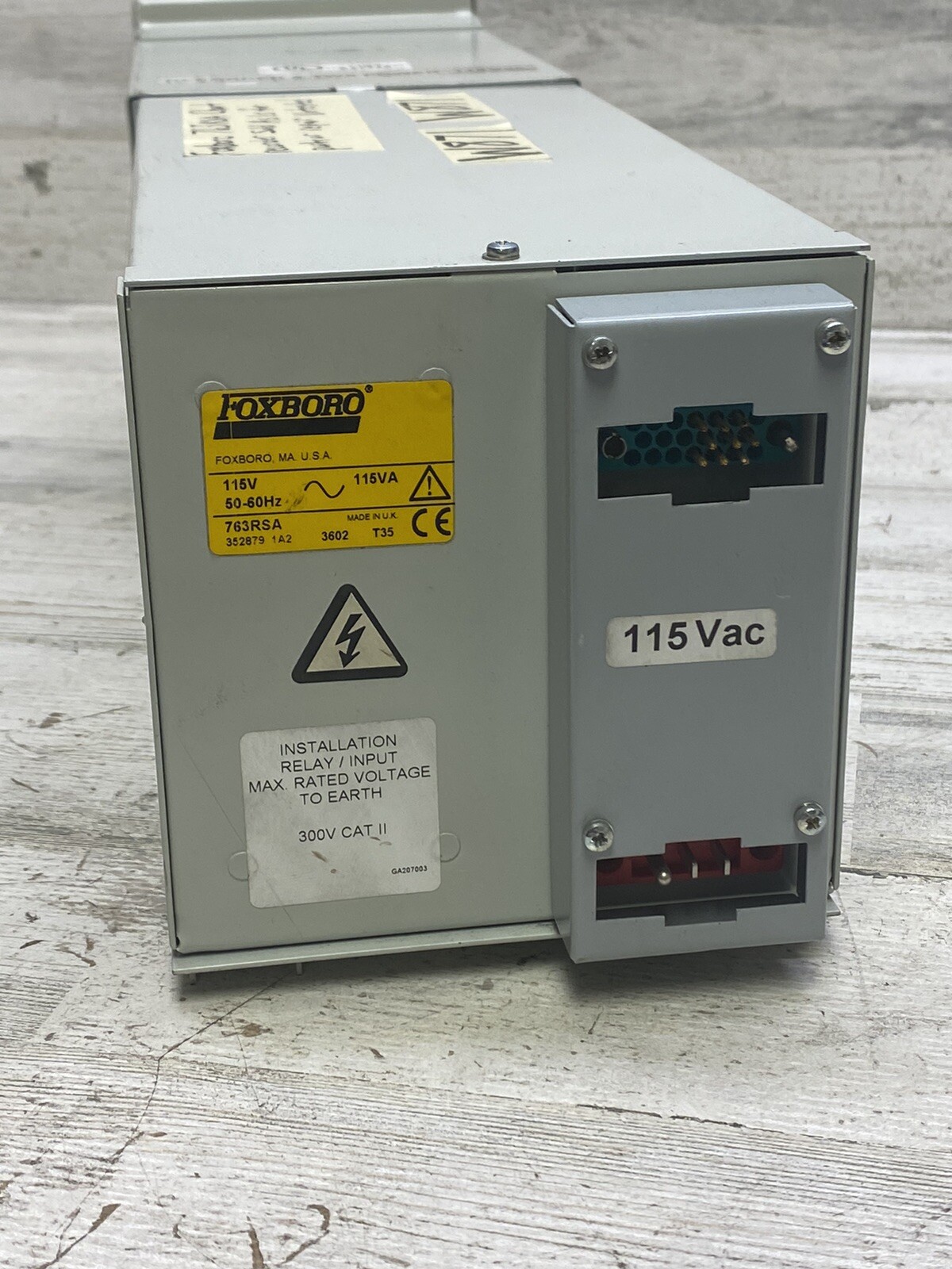 Foxboro 763RSA Chart Recorder 115v-ac Pre Owned