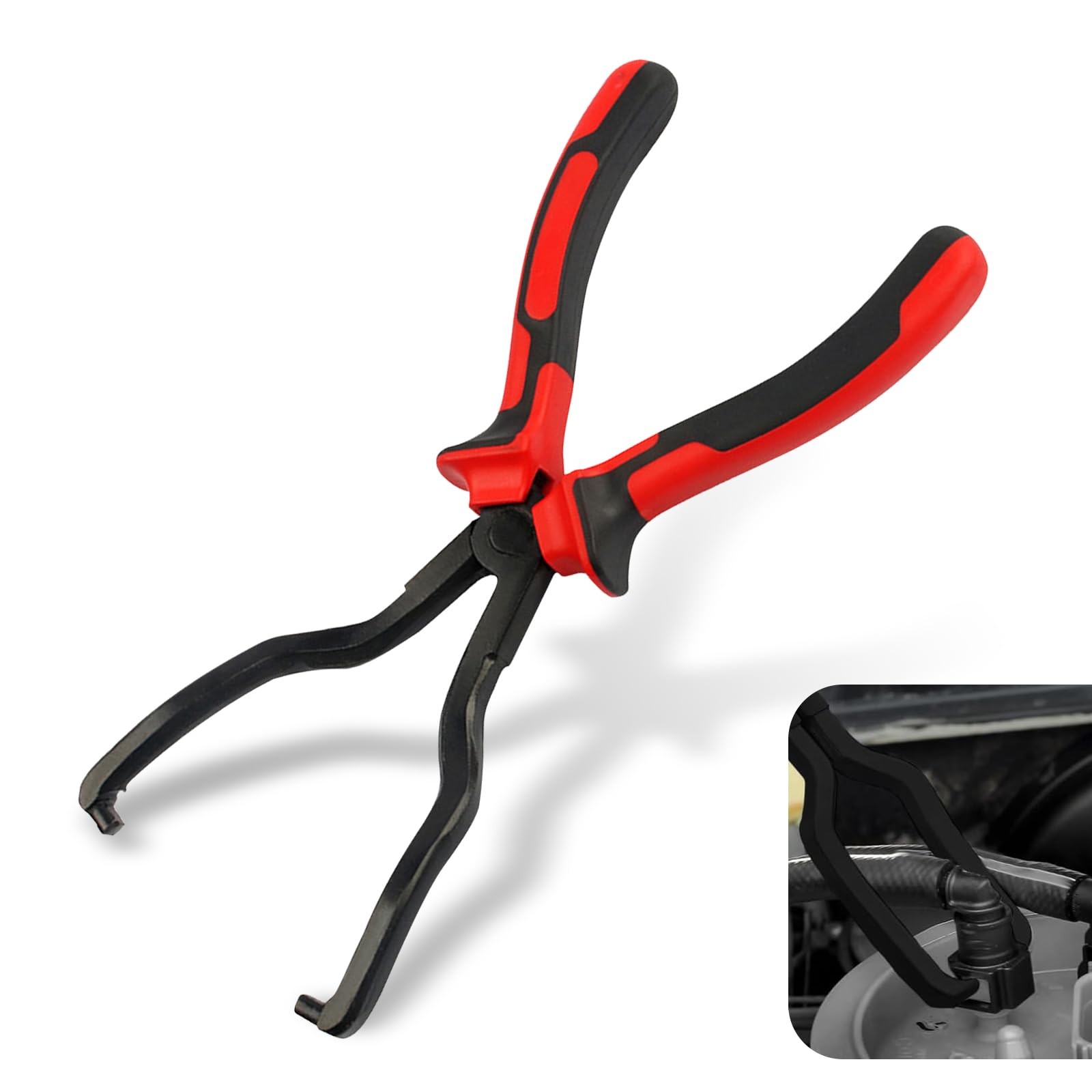 Zikefest Fuel Line Plier, Disconnect Pliers, Petrol Hose Pipe Red