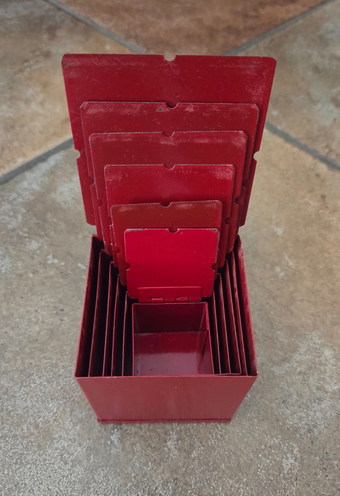 Abbott's 1960's Vintage No Assistant Nest of Boxes Magic Mentalism Trick