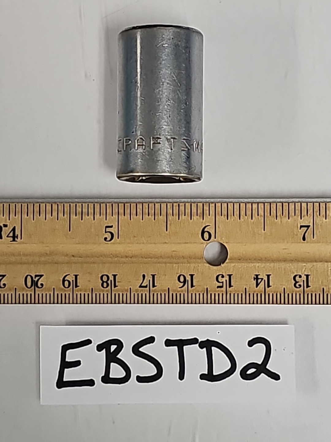 Vintage Craftsman 1/2" Drive 5/8" Shallow Socket 12 Point =V= USA