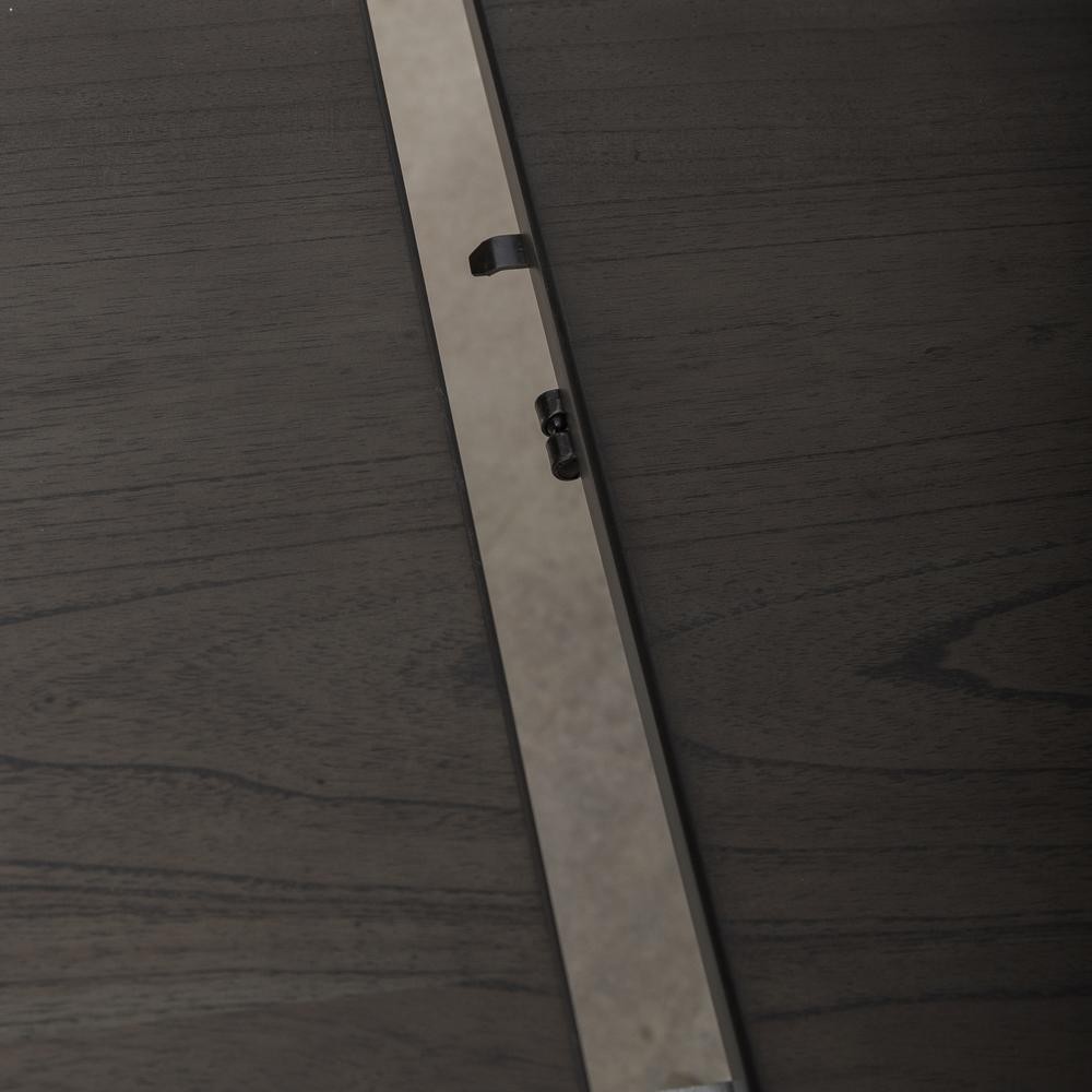 Brook Bay Trestle Table Set - Textured White w/ Carbon Gray Tops in White