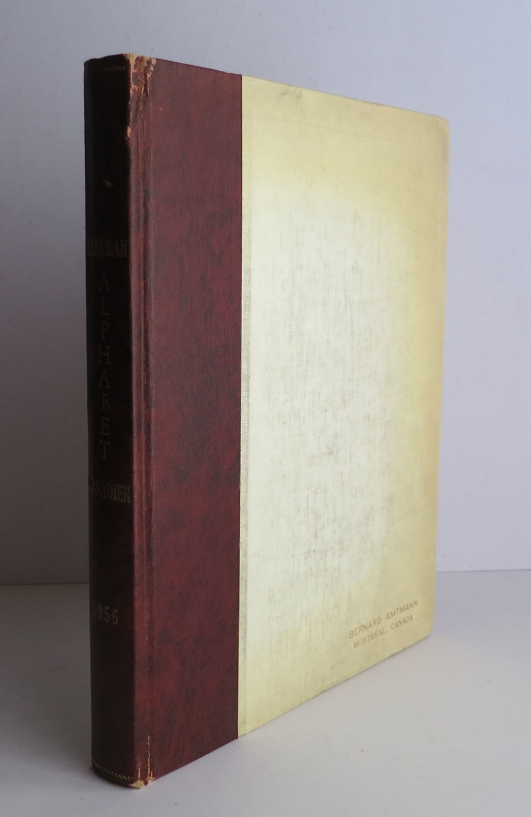 Canadian Alphabet Canadien 1956 Bernard Amtmann Antiquarian Book Catalog
