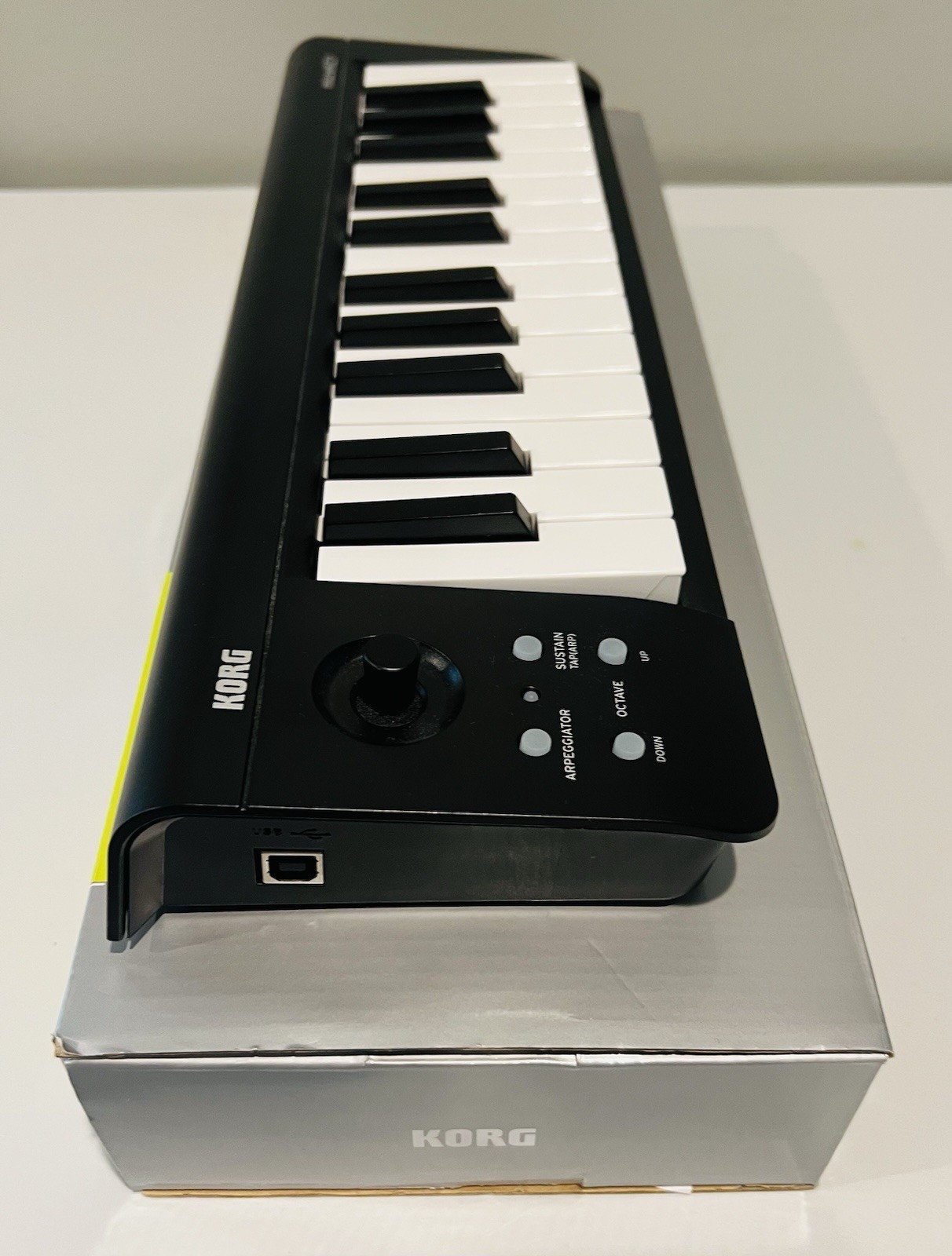KORG microKEY-25 USB Powered MIDI Keyboard Controller + USB Cable (Not Wireless)