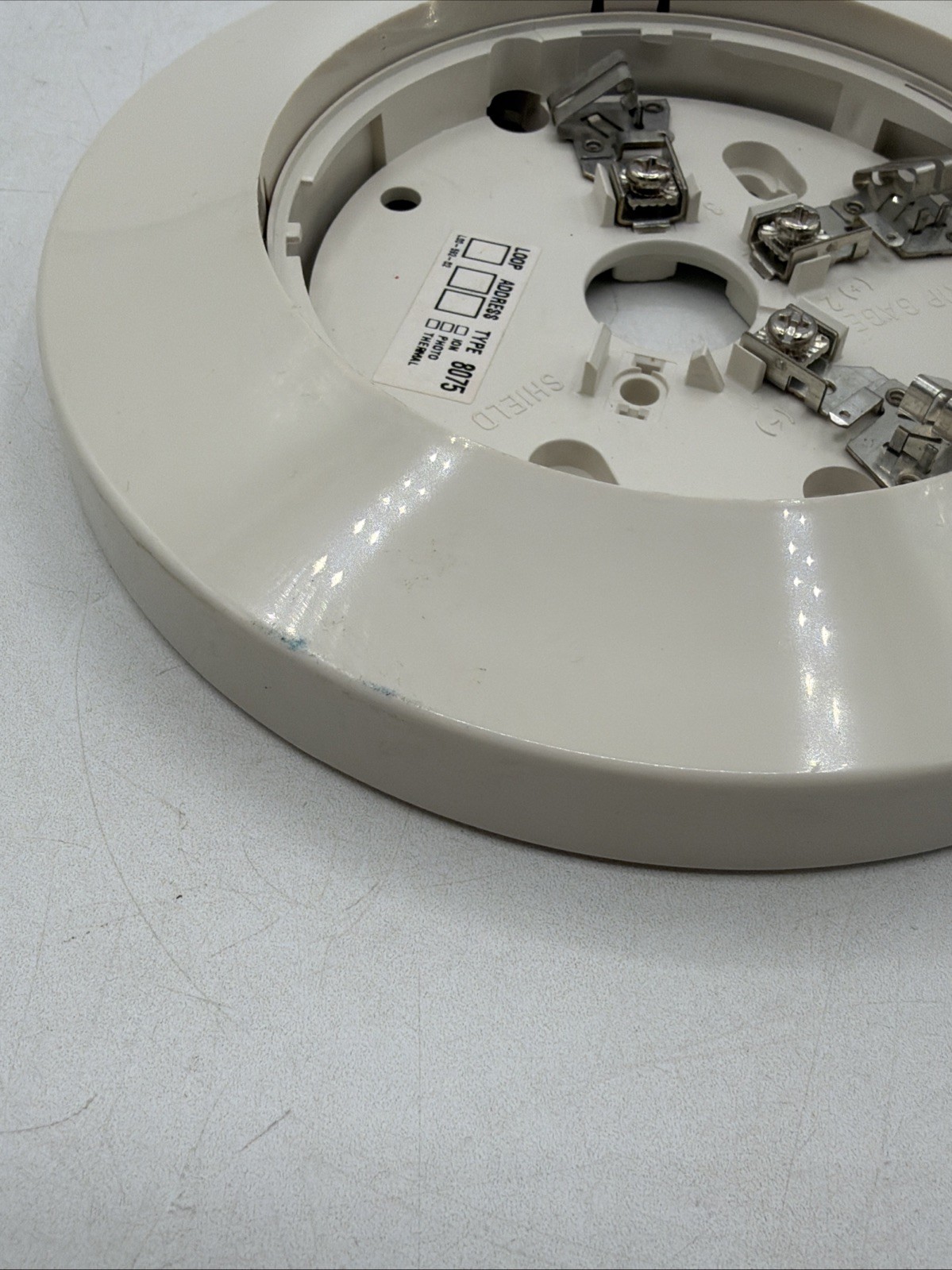 System Sensor B350LP Smoke Detector Mounting Base | Used | No Box | Wired Ivory