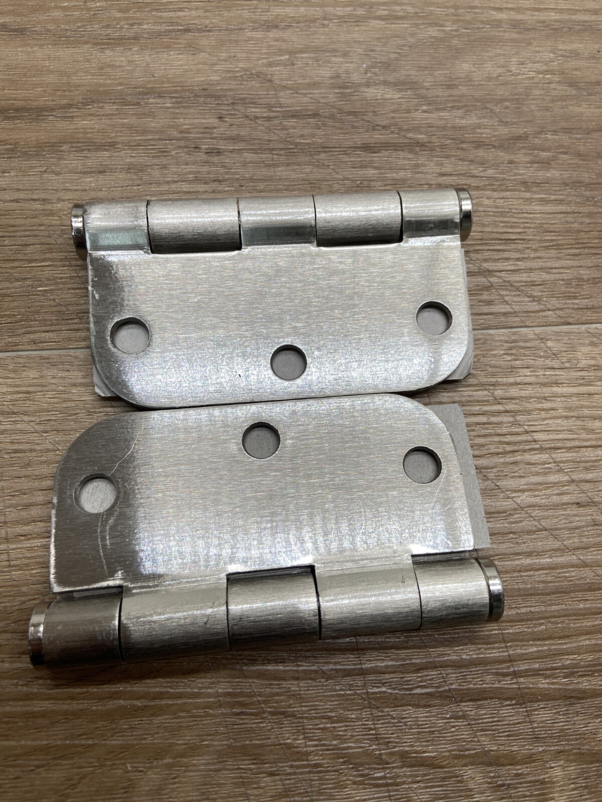 Lot of 10 Deltana 3.5"x3.5" Plain bearing 5/8" Hinge Pair, Satin Nickel