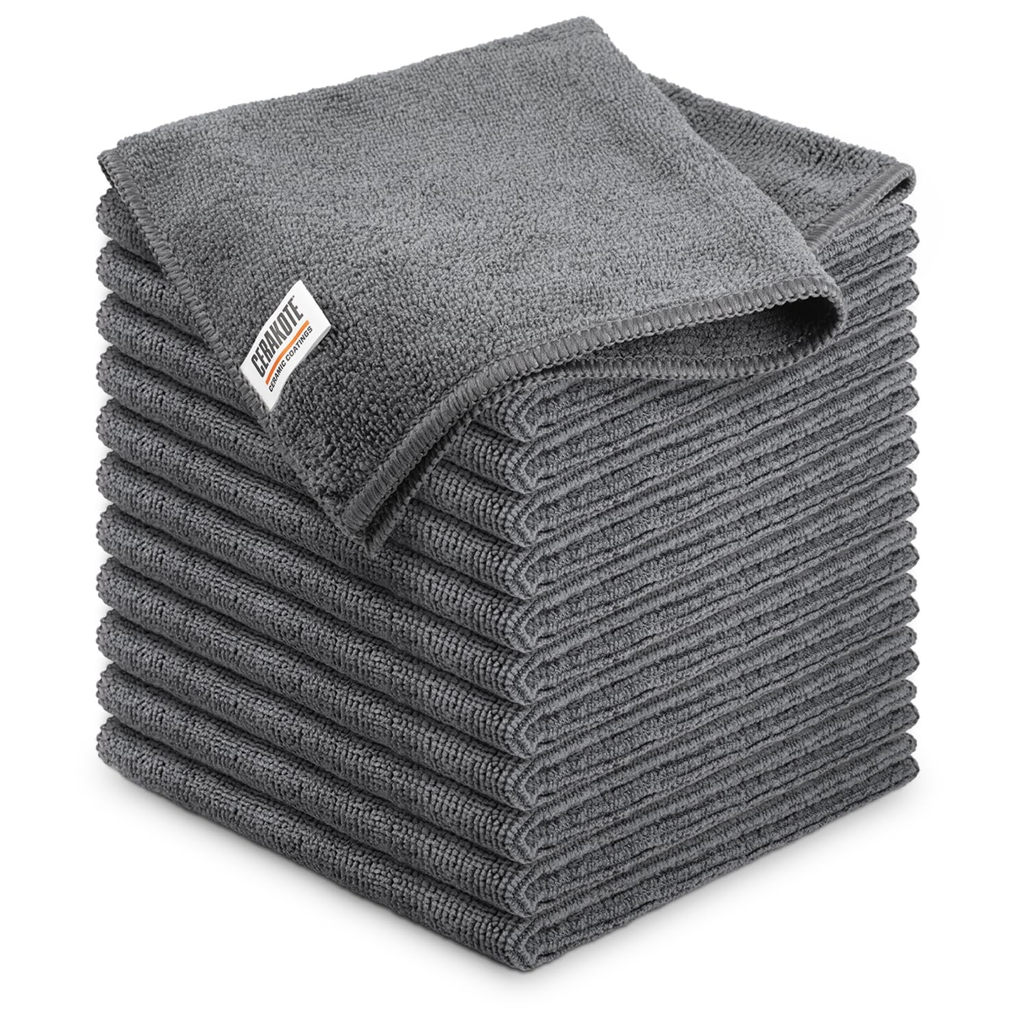 Microfiber Towels (12 Pack) - Cleaning and Application Towels Durable Microfi...