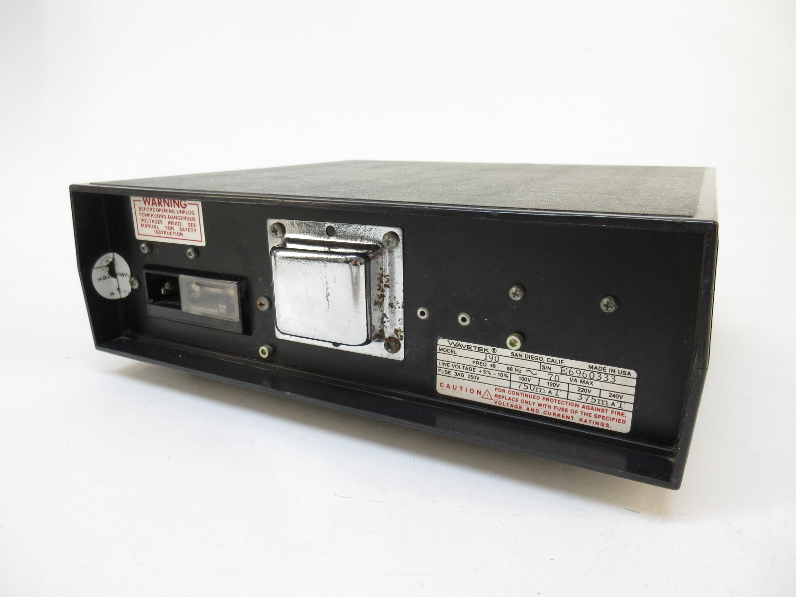 Wavetek 190 Function Generator, 2 MHz to 20 MHz