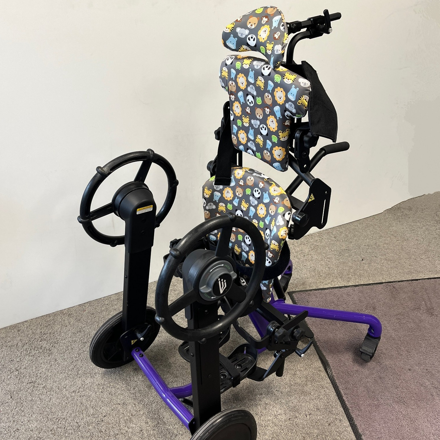 EasyStand Bantam Small Stander Chair - Self Propelling W/Tray Adjustable