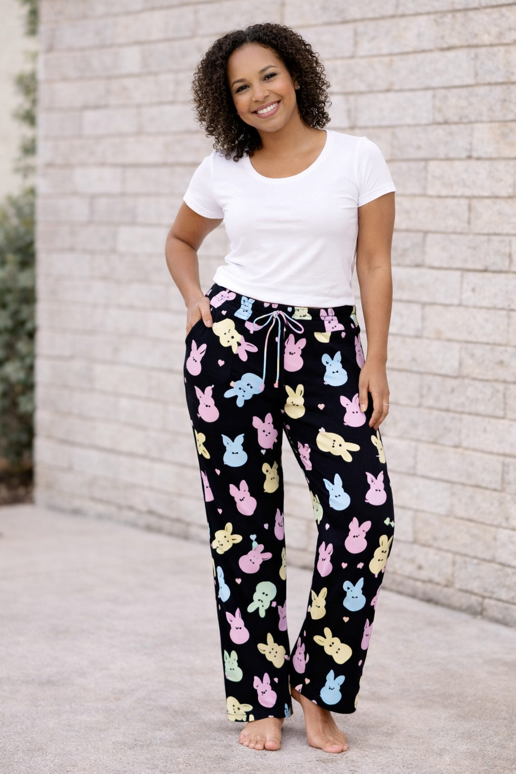 Marshmallow Bunny Bliss Peeps – Women’s Lounge Pants