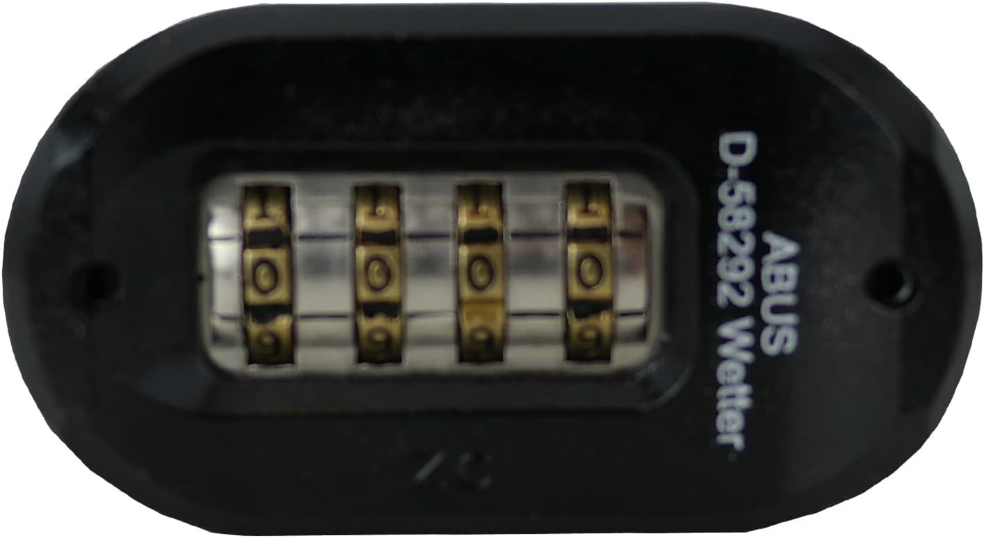 190CS/60 Heavy Duty Solid Steel Combination Padlock - Black, 4 Dial Security
