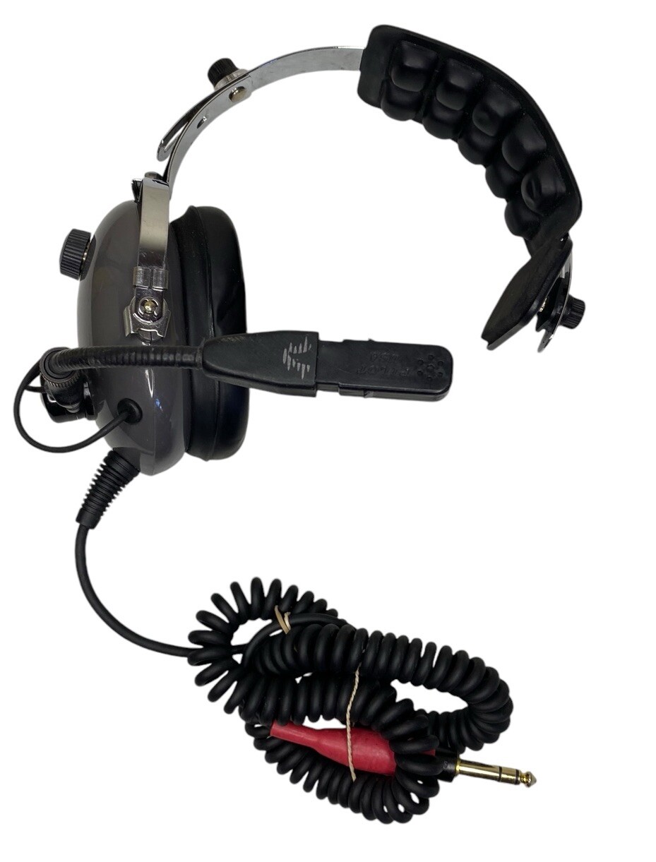 PilotUSA PA-1110 Aviation PNR Single Sided Headset w/Adjustable Temple