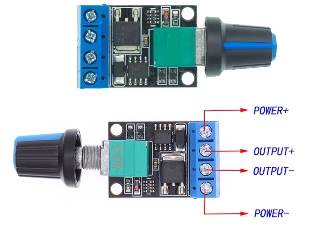 1 x 5V-12V 10A Voltage Regulator PWM DC Motor Speed Controller Stepless