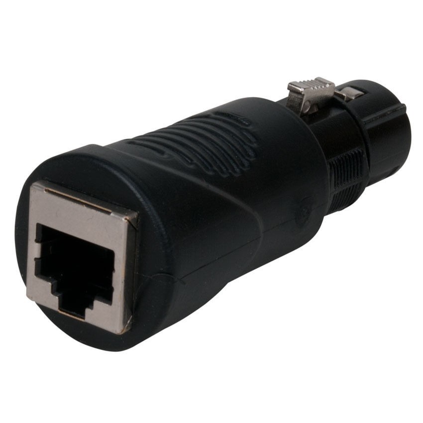Accu-Cable RJ45 Ethernet to 5-Pin XLR/DMX Male Female Set
