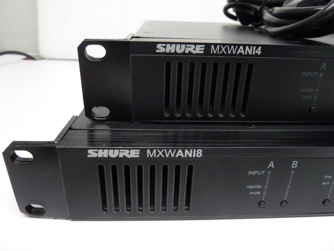 Shure MXWANI8 8-Channel & MXWANI4 4-Channel Audio Network Interfaces