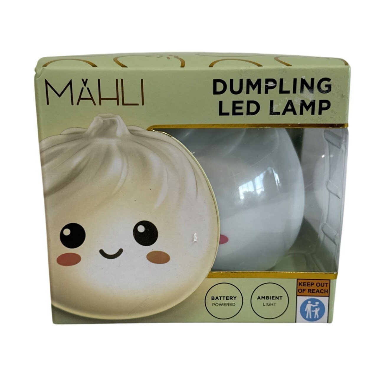 Mahli Dumpling LED Lamp Battery Powered Ambient Light Fun Functional Cute Decor