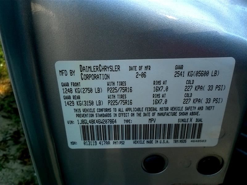 Speedometer Cluster MPH Black Trim Fits 06 LIBERTY 148055