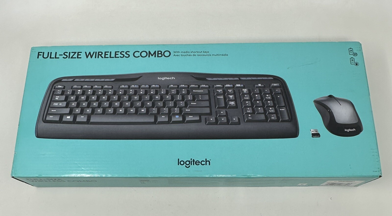 Logitech Full Size Wireless Keyboard & Mouse Combo 920-010322 New & Sealed