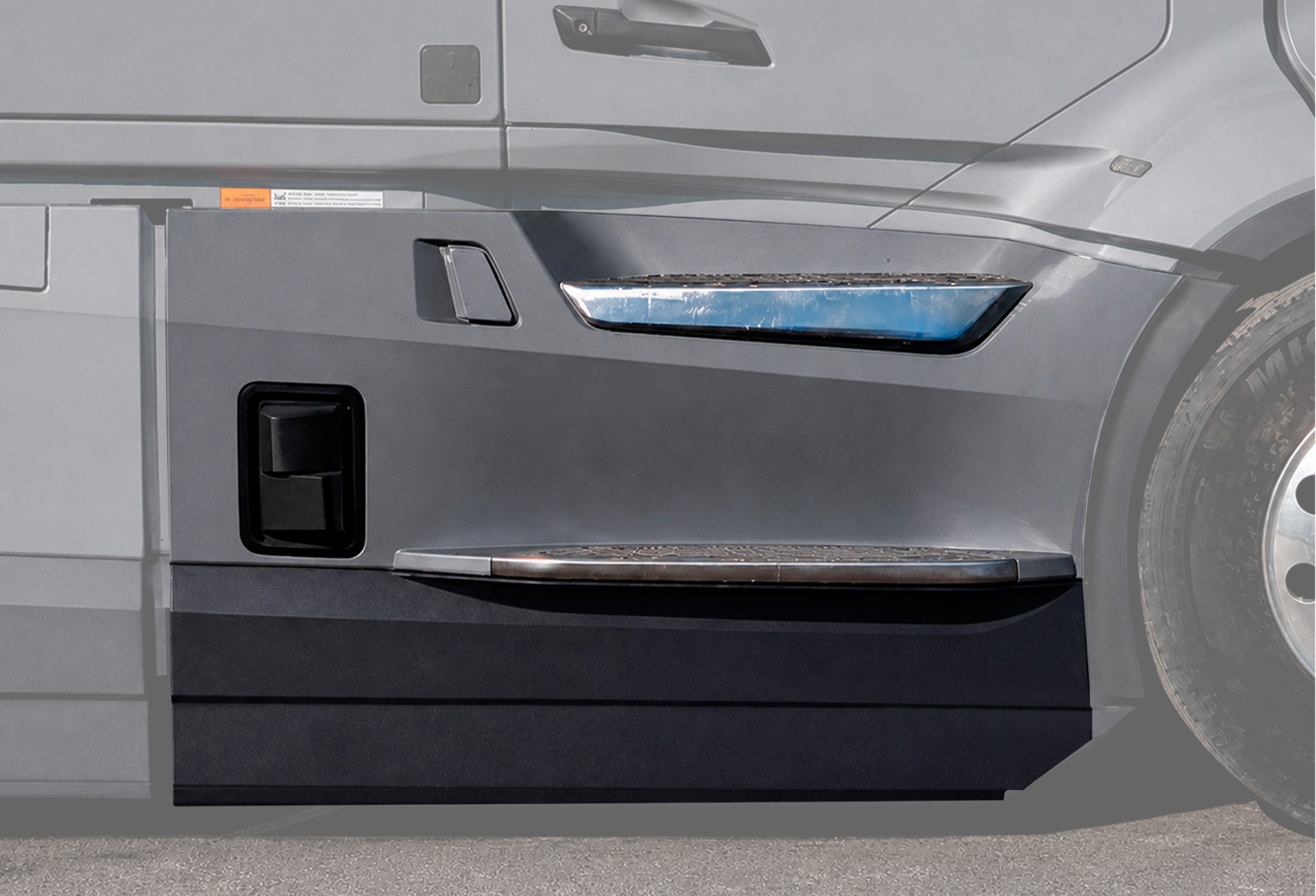 Front Fairing Panel with Step Full Set Right Compatible with Volvo VNL 2025 2026