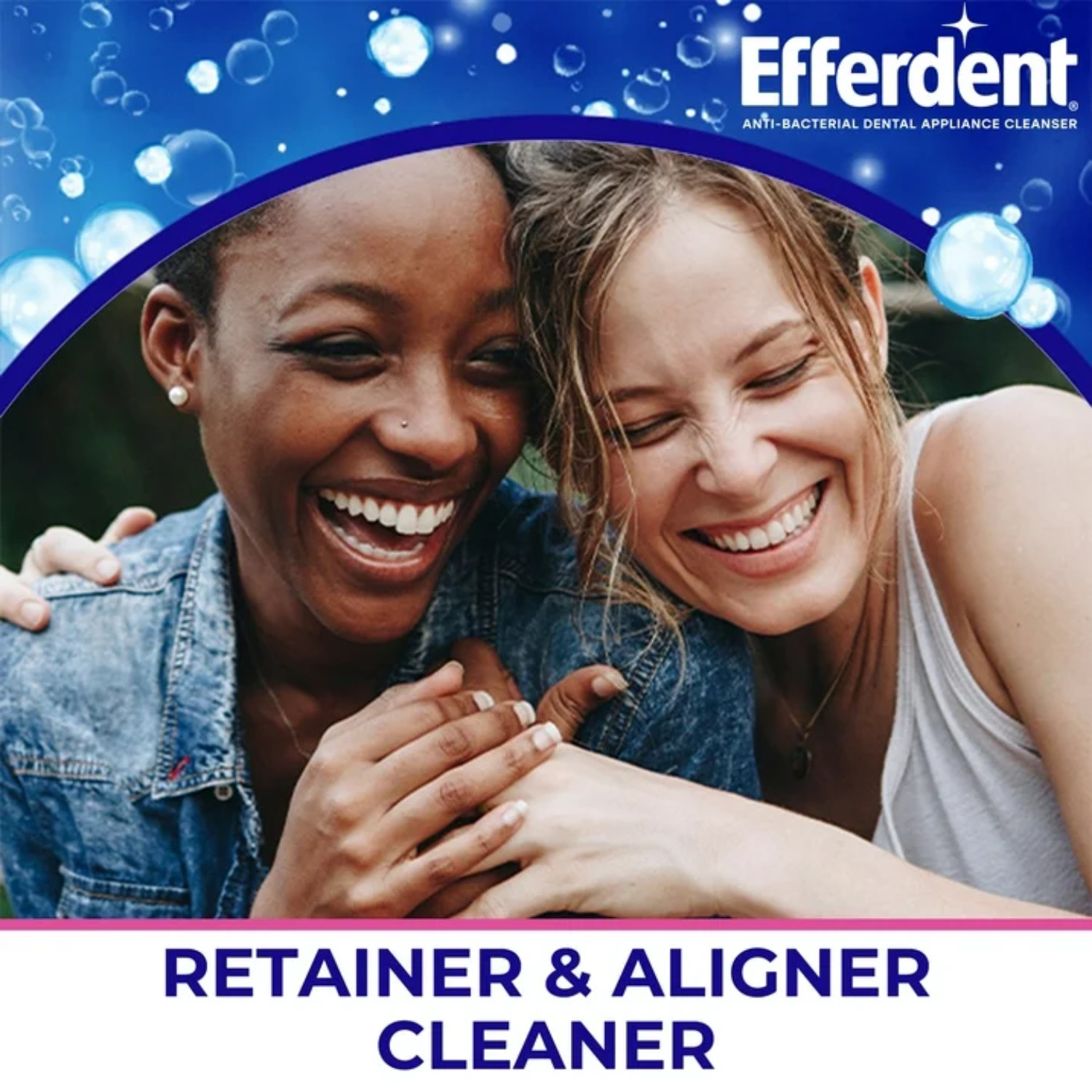 (3 Pack) Efferdent Retainer & Denture Cleaner Tablets, Complete Clean, 126 Count