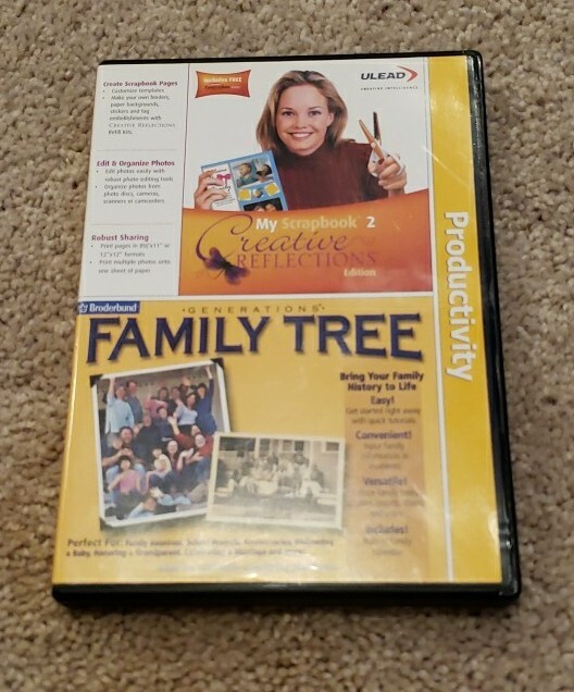 My Scrapbook 2 Creative Reflections Edition & Generations Family Tree PC Program