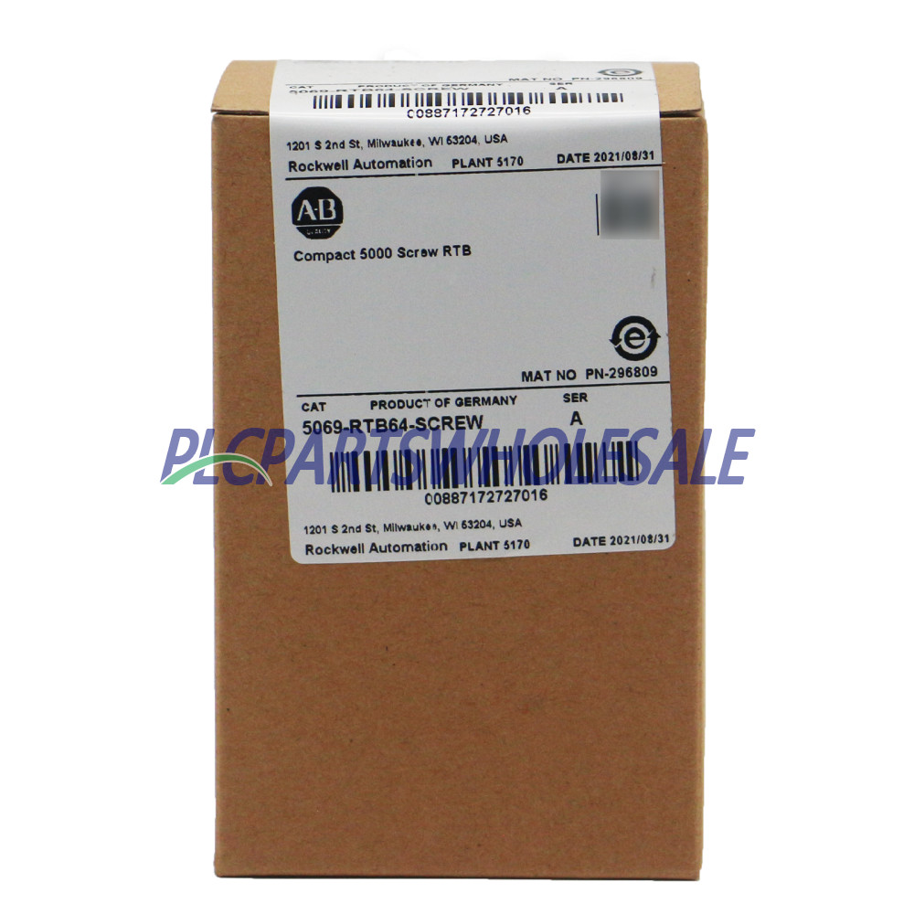 New Allen-Bradley 5069-RTB64-SCREW Compact 5000 Screw RTB