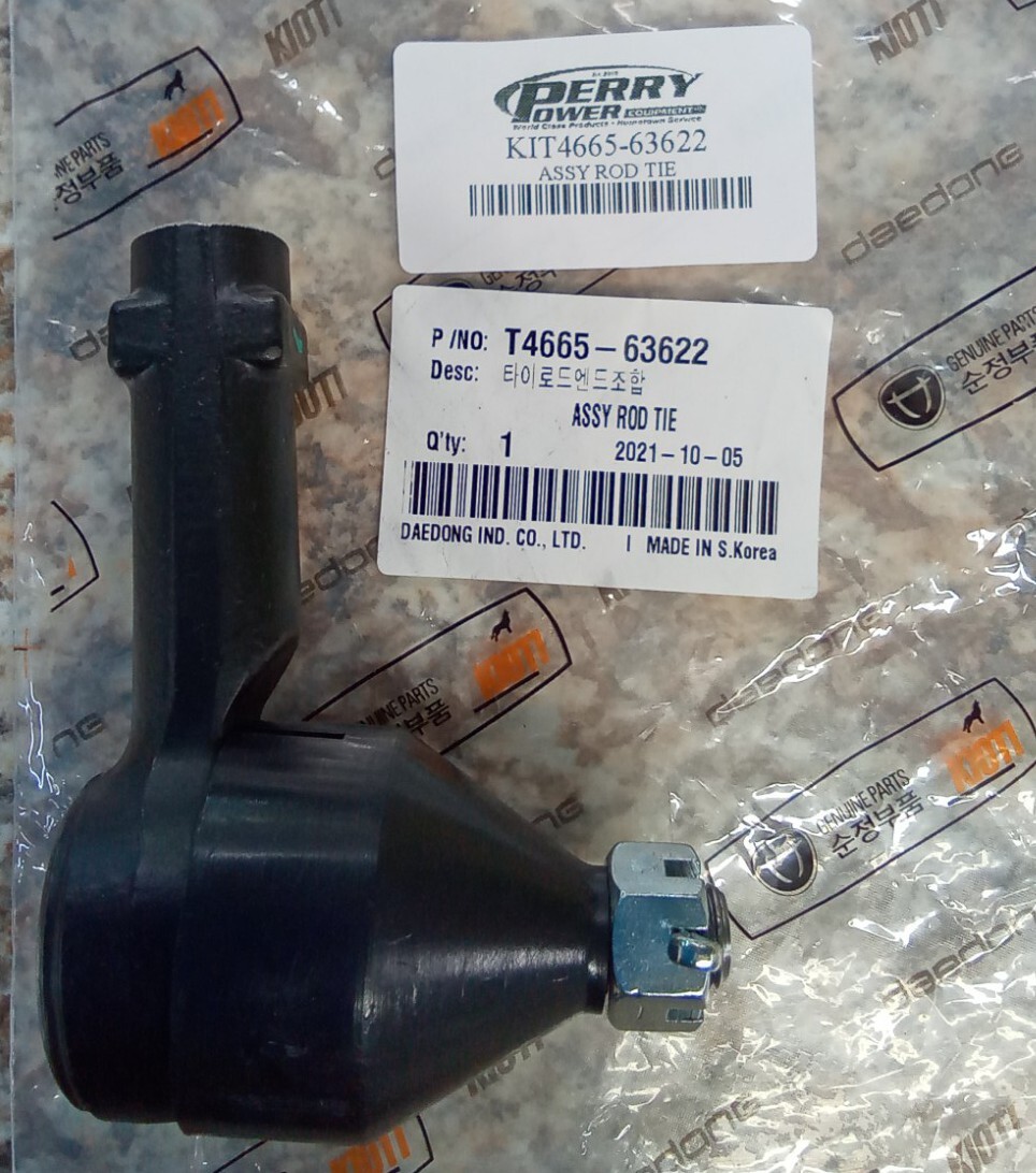 New Genuine OEM KIOTI T4665-63622 Tie Rod Joint for CK10 and CK20 Series Tractor
