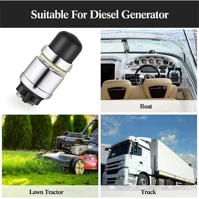 2pcs Waterproof Momentary Push Button Switch 12v and 24v Engine Start Push to