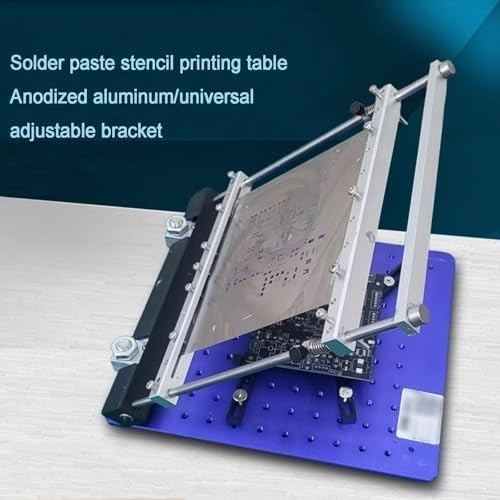 Manual Stencil Printer 170mm Desktop Solder Paste Printer for PCB Prototyping US