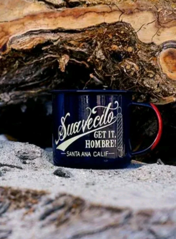 SUAVECITO ENAMEL CAMPING COFFEE MUG