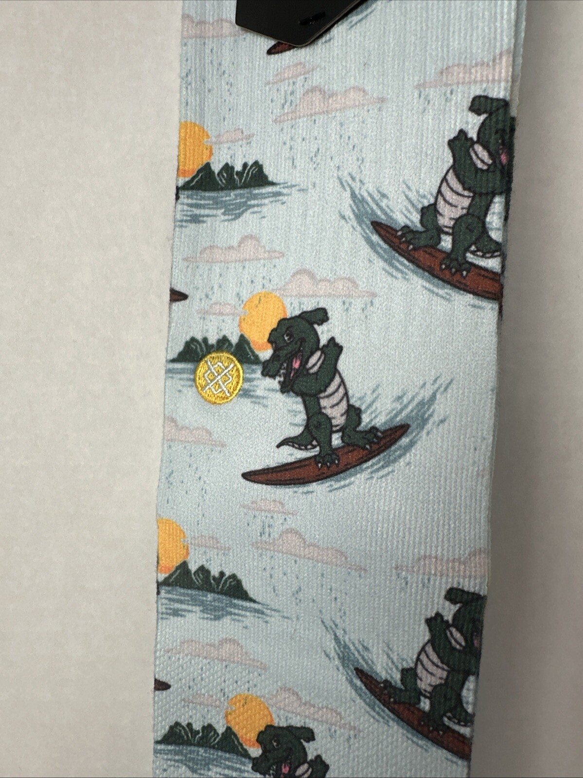 STANCE LATOR GATOR LIGHTBLUE POLY BLEND CREW Surfing Gator Sz L (9-13 M)