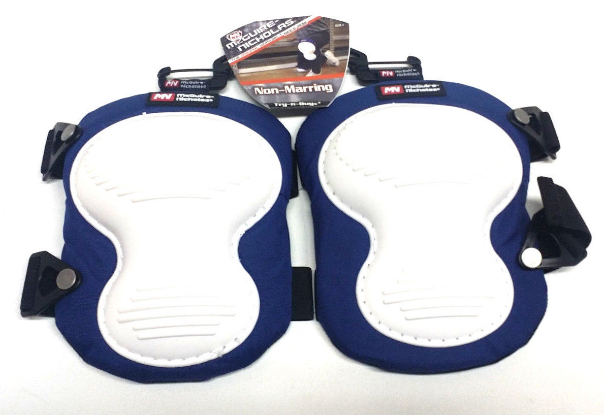 McGuire Nicholas 353X 1 Non Marring Kneepads in Blue and White Color Combination