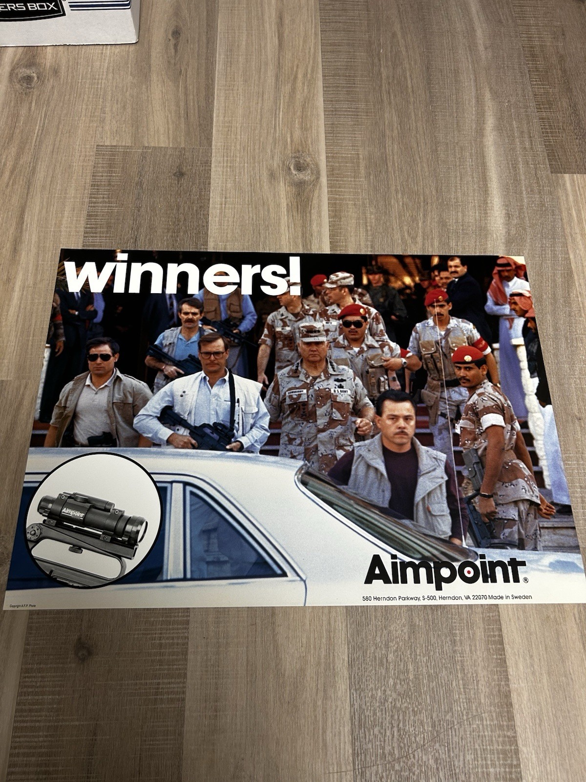 Desert Storm Aimpoint Poster (Rare)