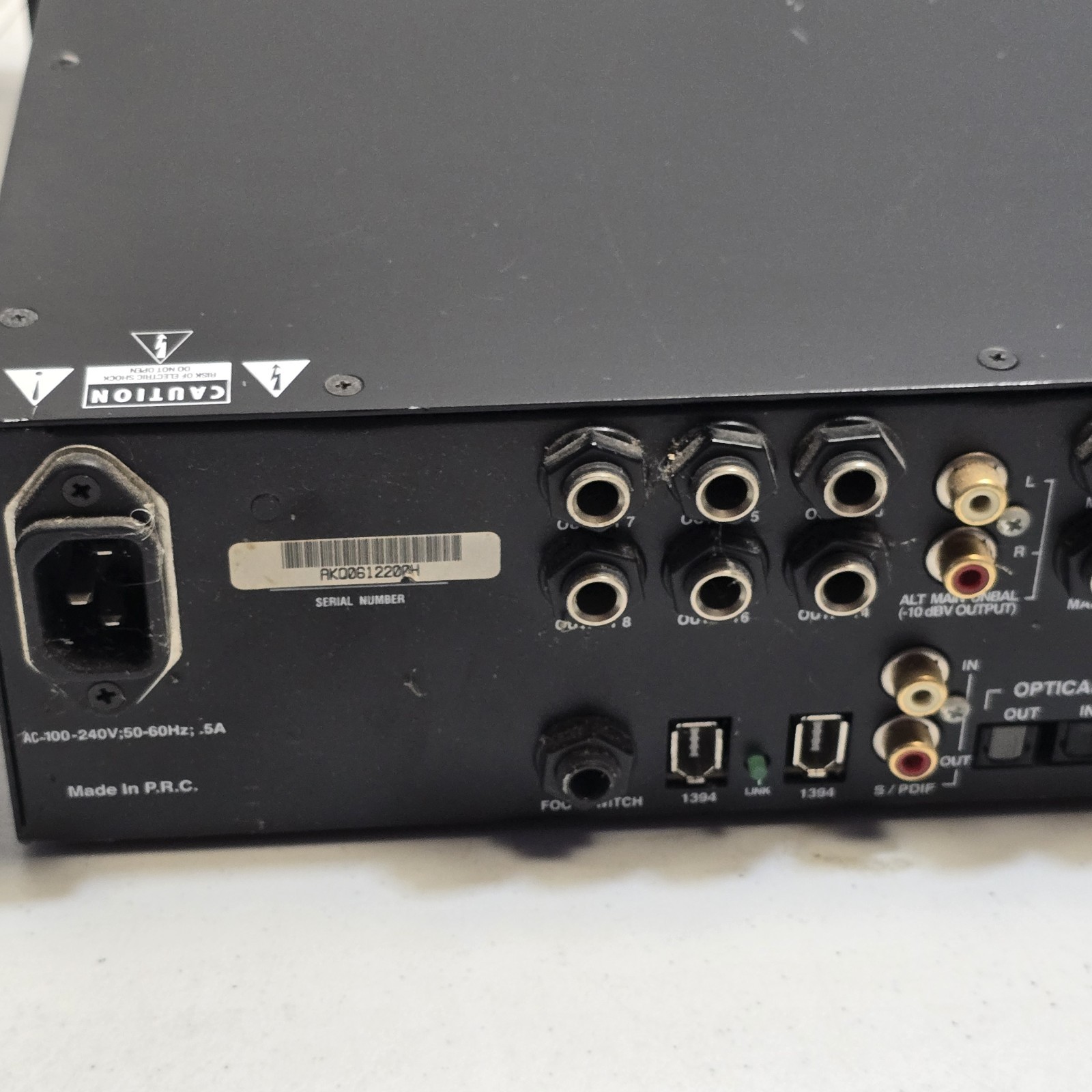 Digidesign Digi 002 Rack Firewire Audio Midi Digital Recording Interface