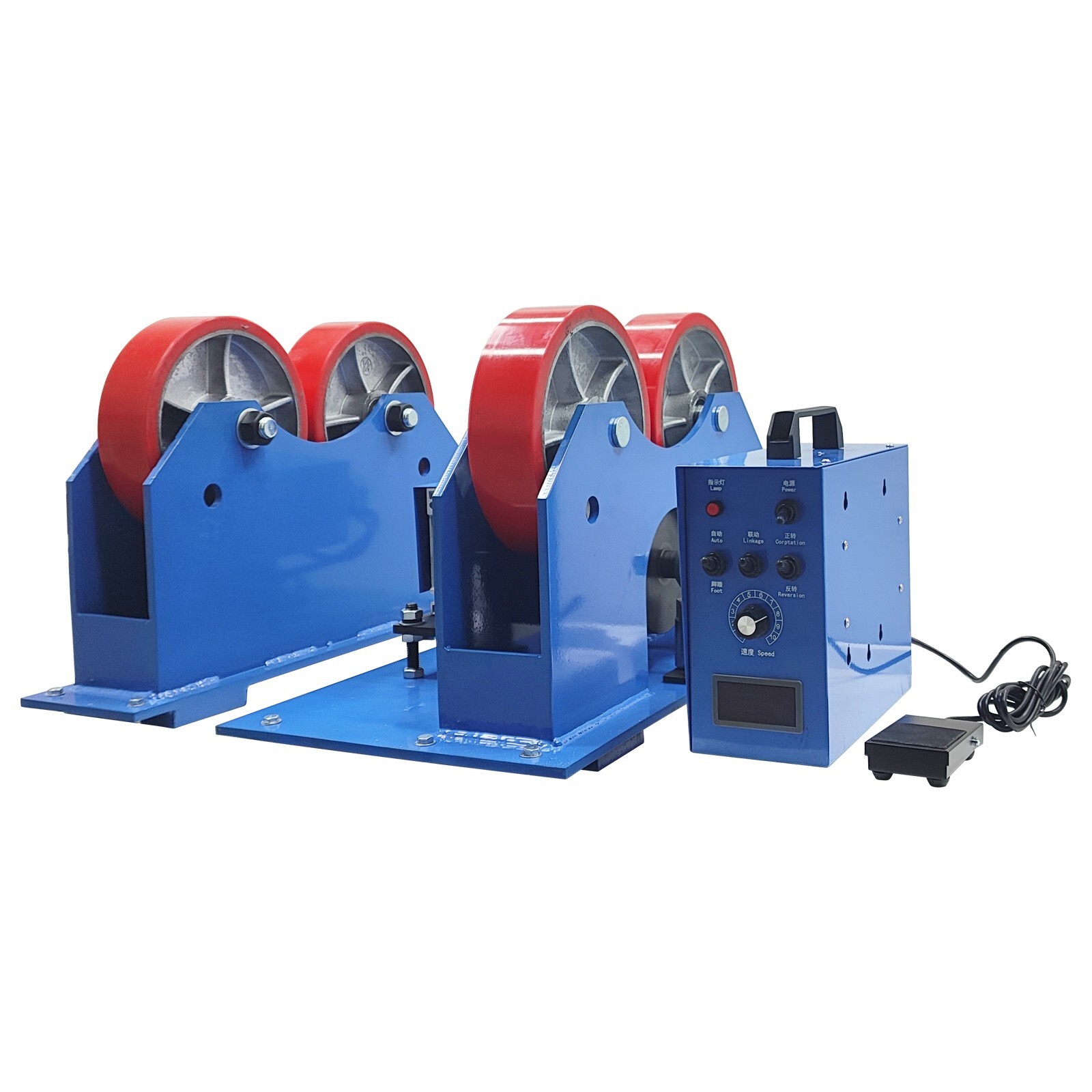 110V 4400 lbs Digital Display Welding Roller Rack Welding Roller Bracket 2T CNC