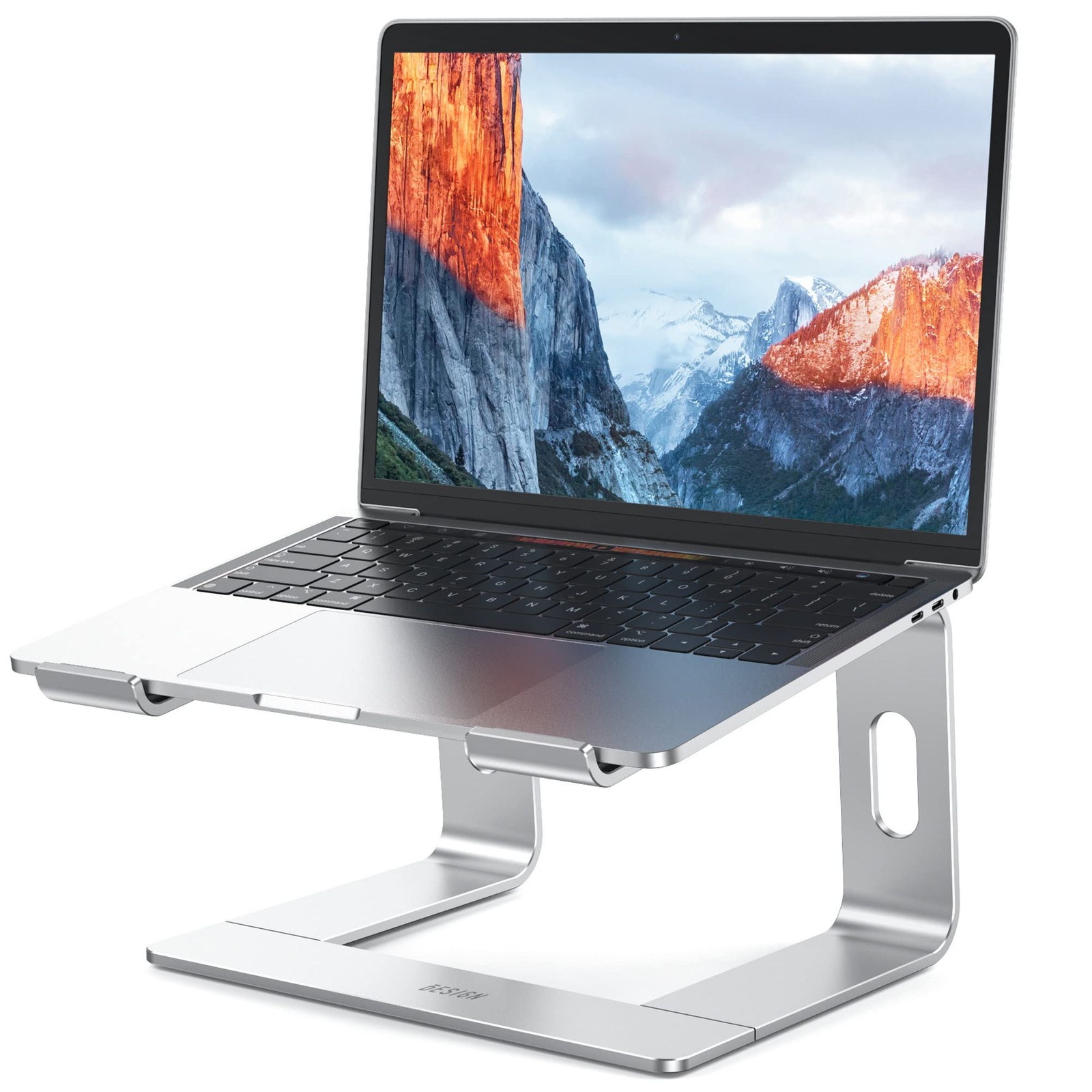 BESIGN LS03 Aluminum Laptop Stand, Ergonomic Detachable Computer B-Silver