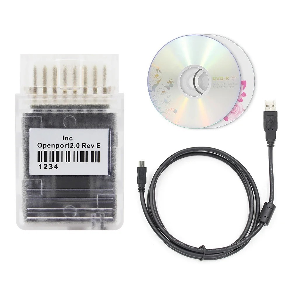 OpenPort 2.0 J2534 OBD2 ECU Programming & Diagnostic Interface Tool