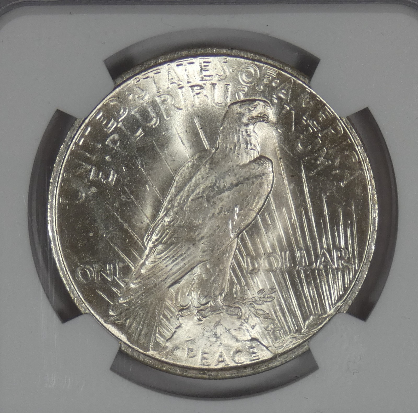 1922 Peace Dollar CERTIFIED NGC MS 63 Silver Dollar