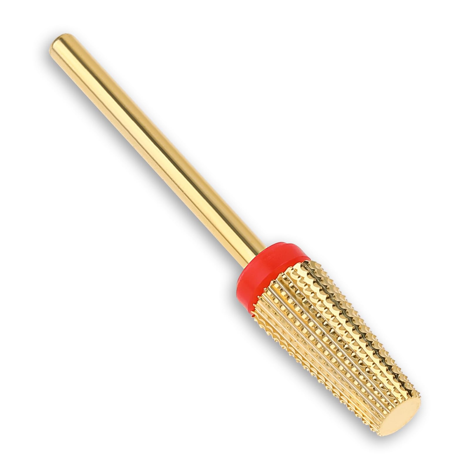 5 in 1 Nail Drill Bits Carbide Tungsten Two Way Rotate Gold