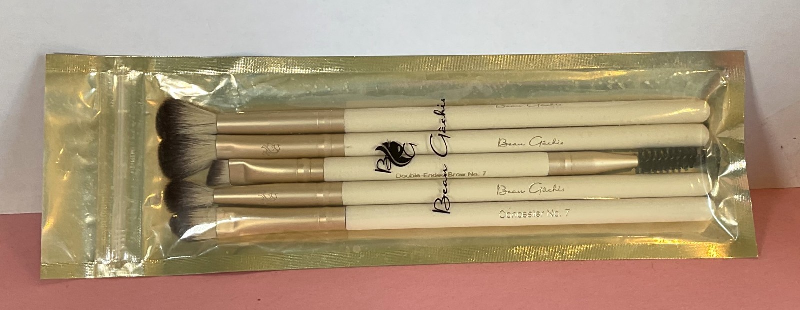 SEALED BEAU GACHIS No. 7 Makeup Brush Collection Set of 5 MSRP $40