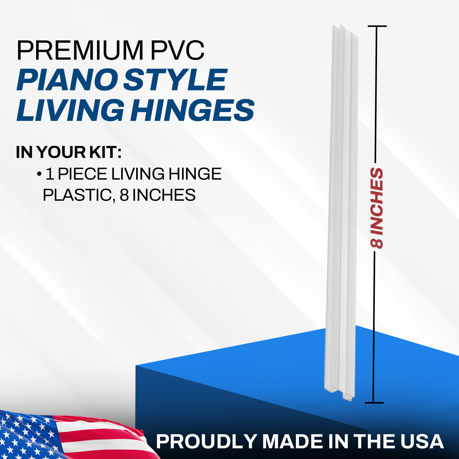 PENNZONI Living Hinges for Clear Plastic Living Hinges for Plexiglass