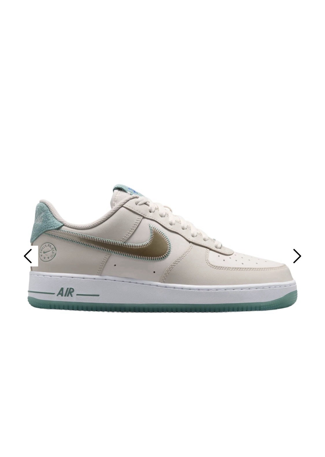 Nike Air Force 1 '07 "Philadelphia" - Light Orewood Brown/Metallic Gold