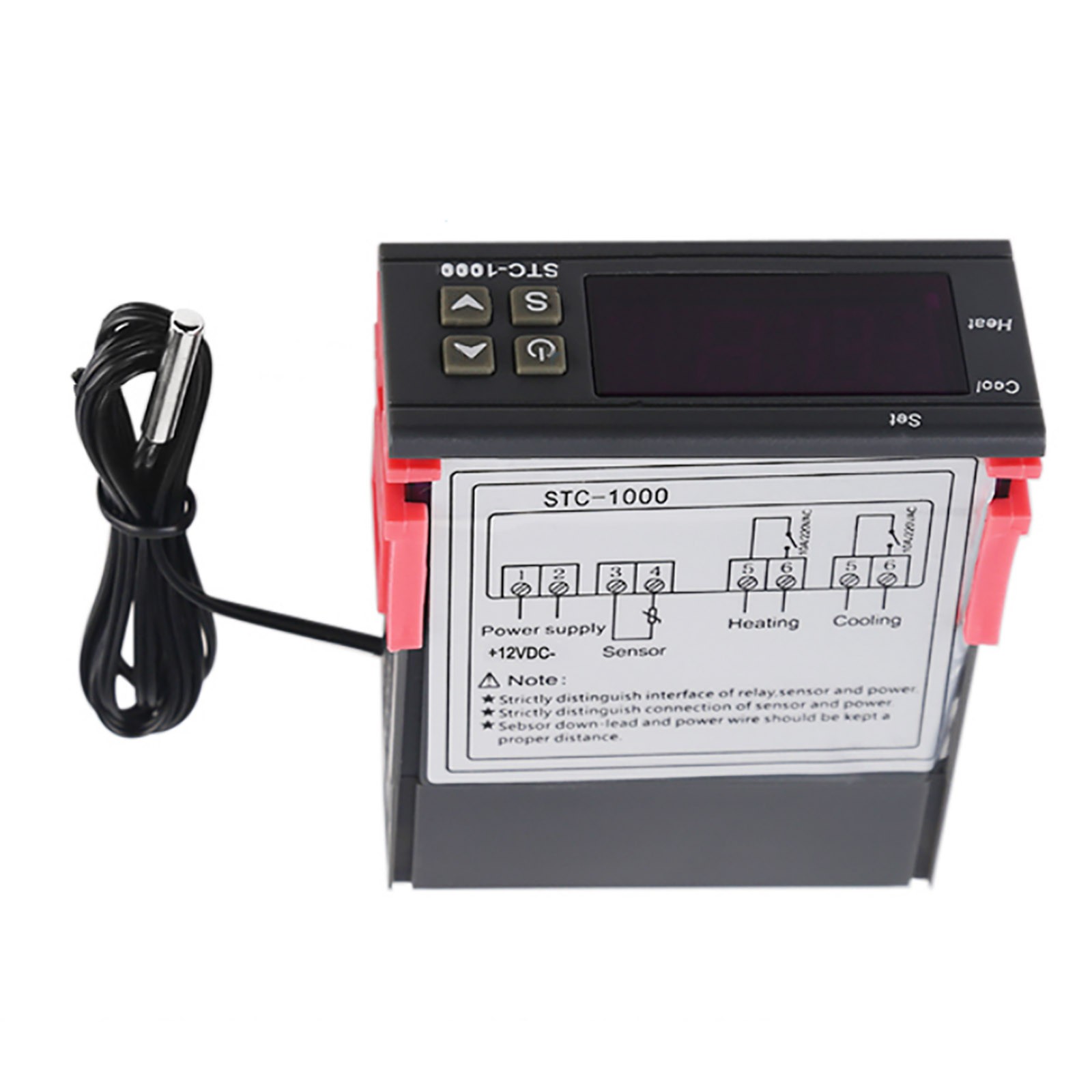 1 PC STC-1000 Digital Temperature Controller 110-220V Thermostat Aquarium Sensor