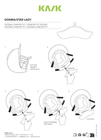 KASK CONFORT Fit System