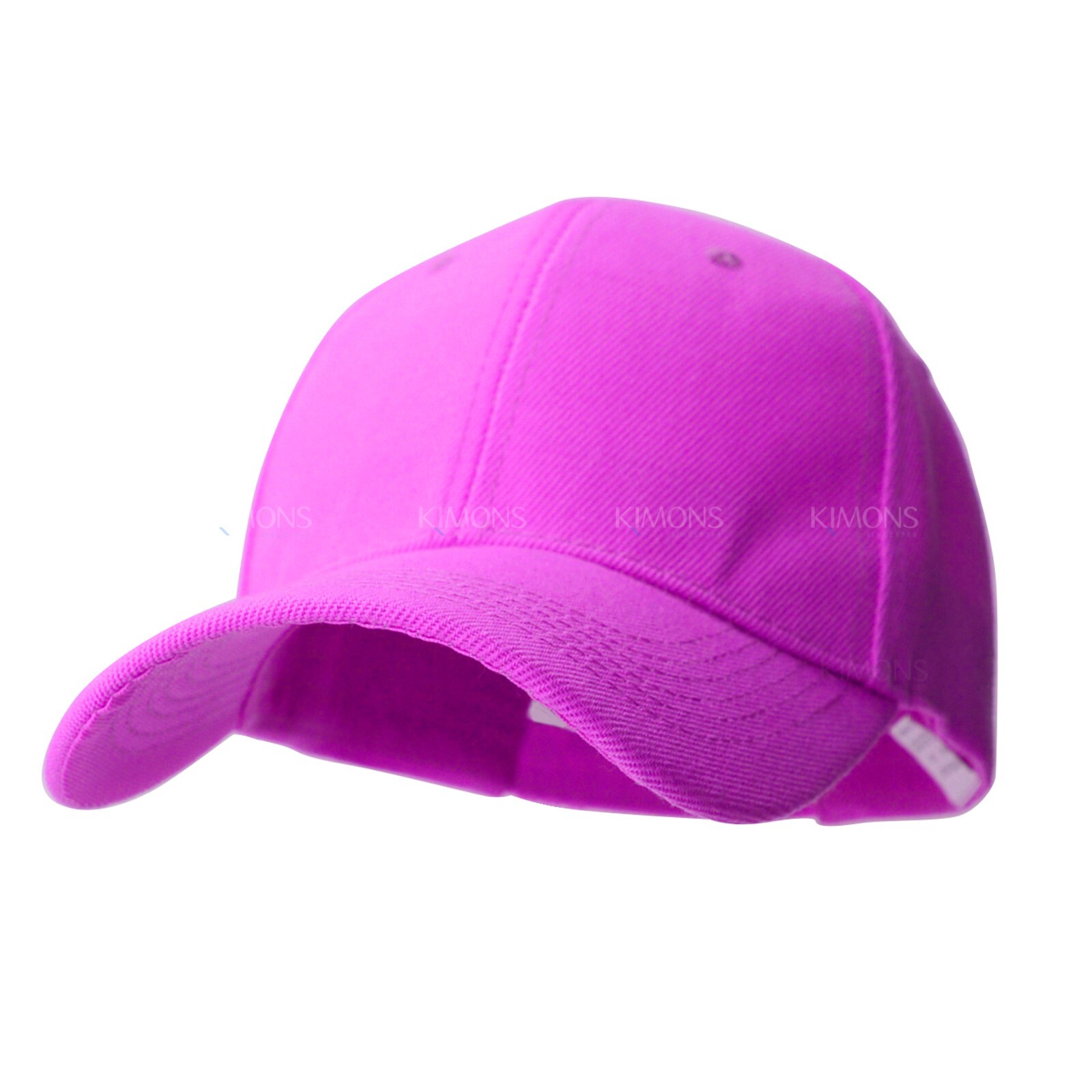 Plain Baseball Cap Solid Color Blank Army Hat Ball Men Women Hook-N-Loop VC wool
