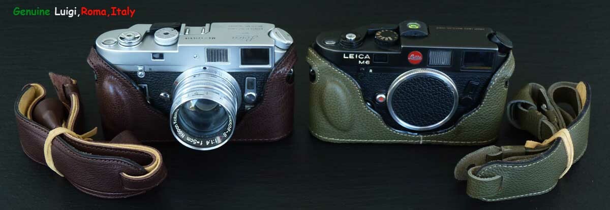 LUIGI BASIC PLUS CASE,BUMP MODEL+STRAP for LEICA M6-MP-M2-M3-M4-M7,M-A,shipped