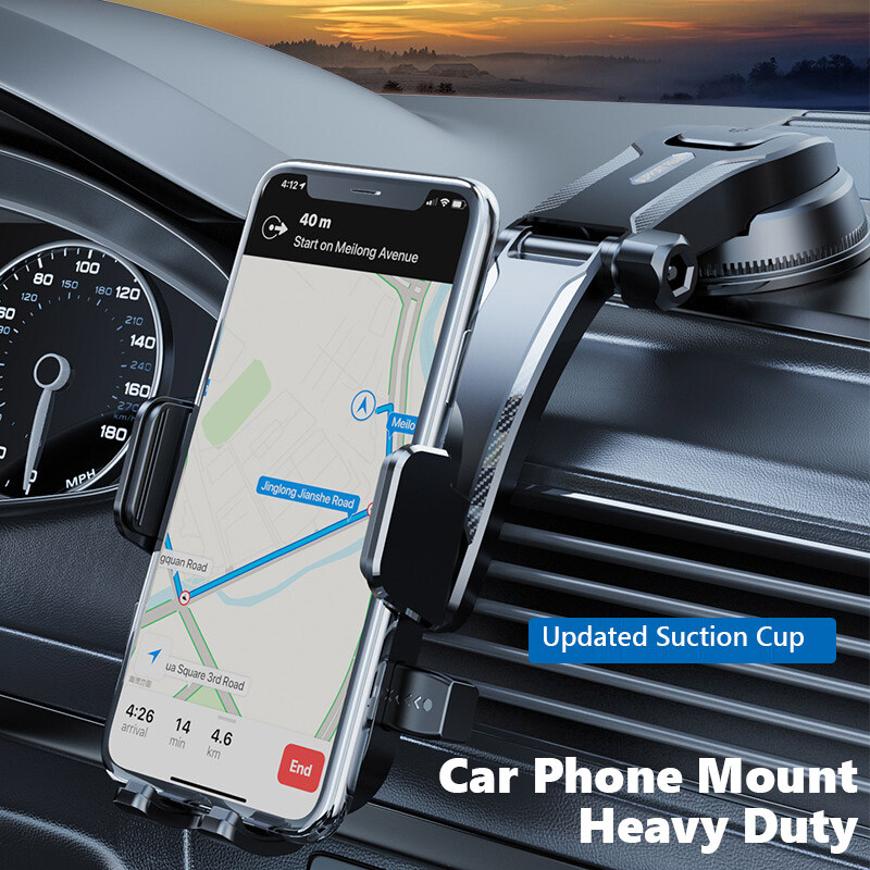 2024 New Style Car Phone Holder Dashboard Windshield Mount for iPhone Samsung