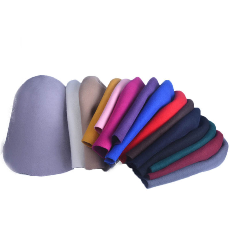 100% Wool Felt Cloche Hood Millinery Hats Fascinators Block Base