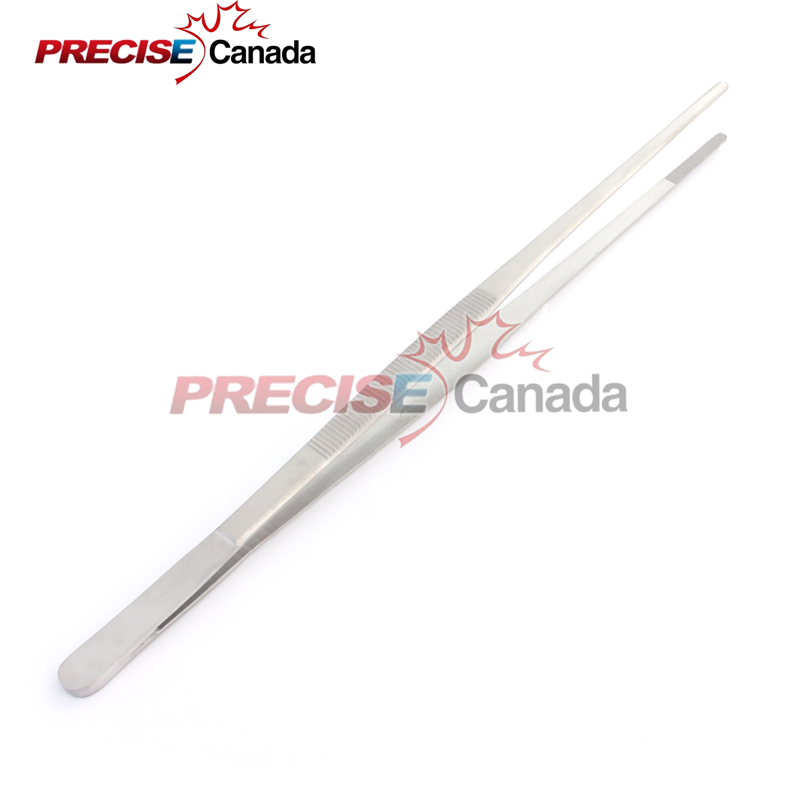 PRECISE CANADA Thumb Dressing Forceps 12" Serrated Jaws Surgical