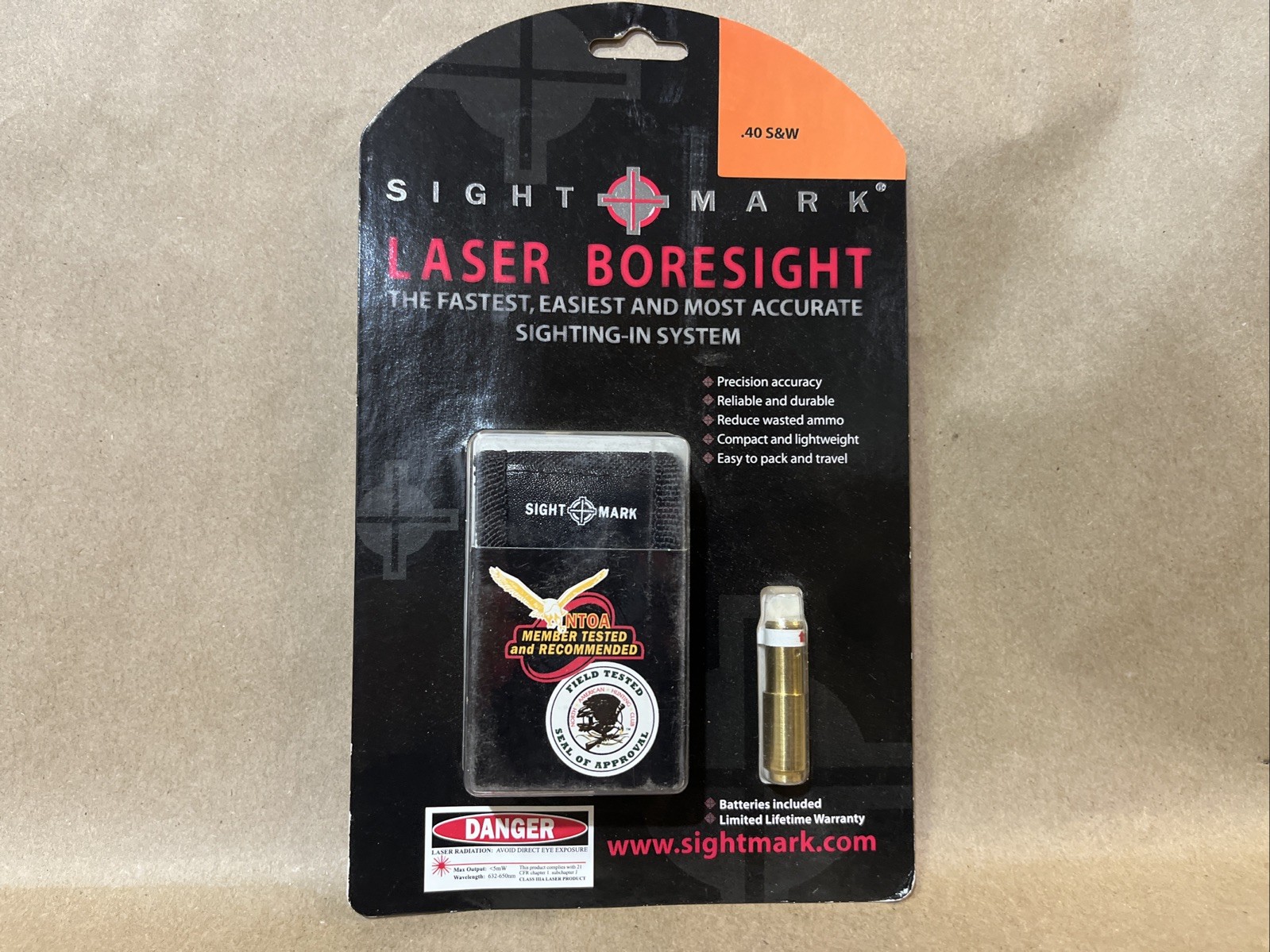 Sight Mark Laser Boresight .40S&W  SM39016