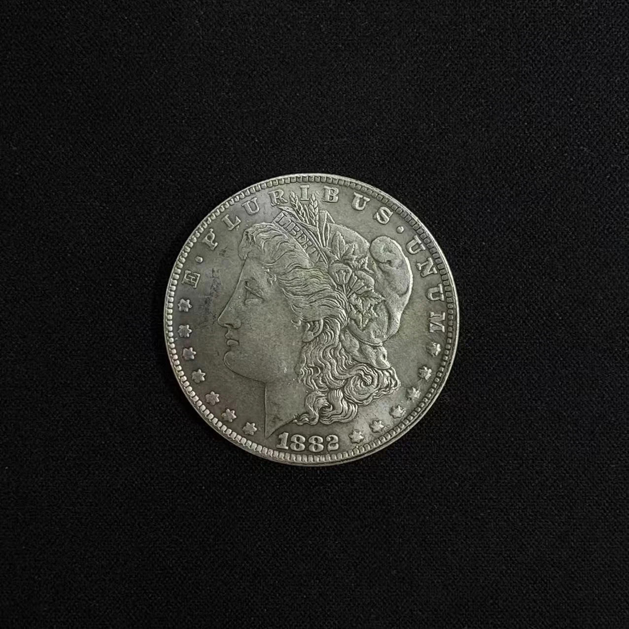 1882-S Vintage 90% Silver Liberty Head Morgan Dollar SF Mint Coin